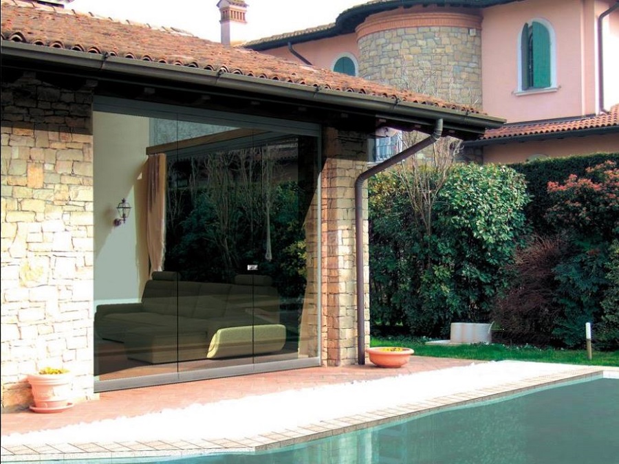 VETRATE PER PORTICO - METALGLASS